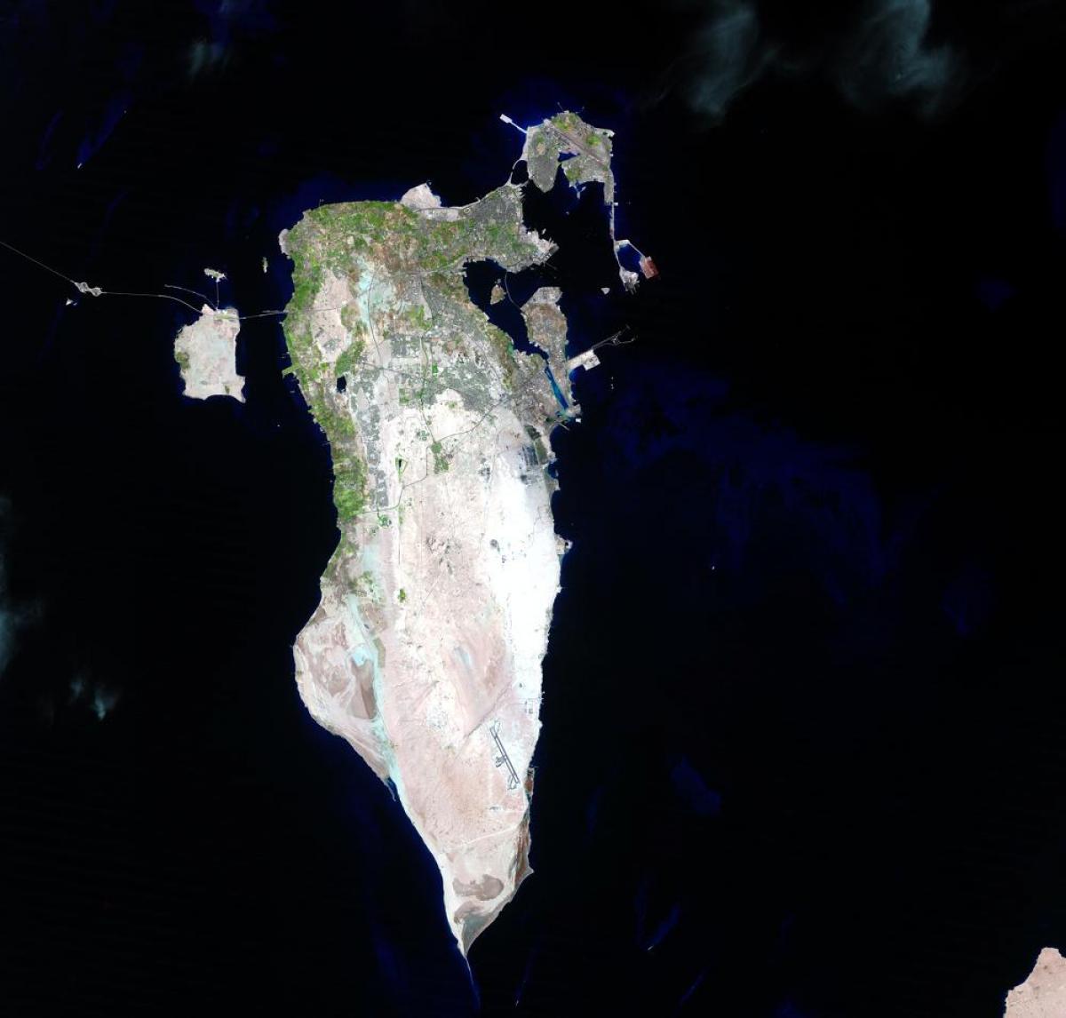 супутникова карта Бахрейн 