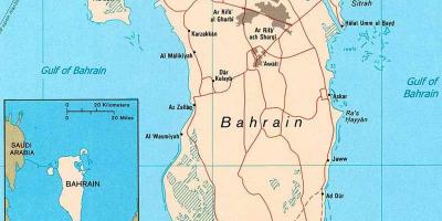 Бахрейн дорогах карті