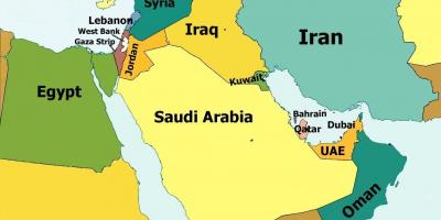 Розташування карті Бахрейну 