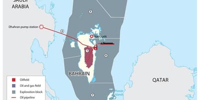 Карта Бахрейну блоків